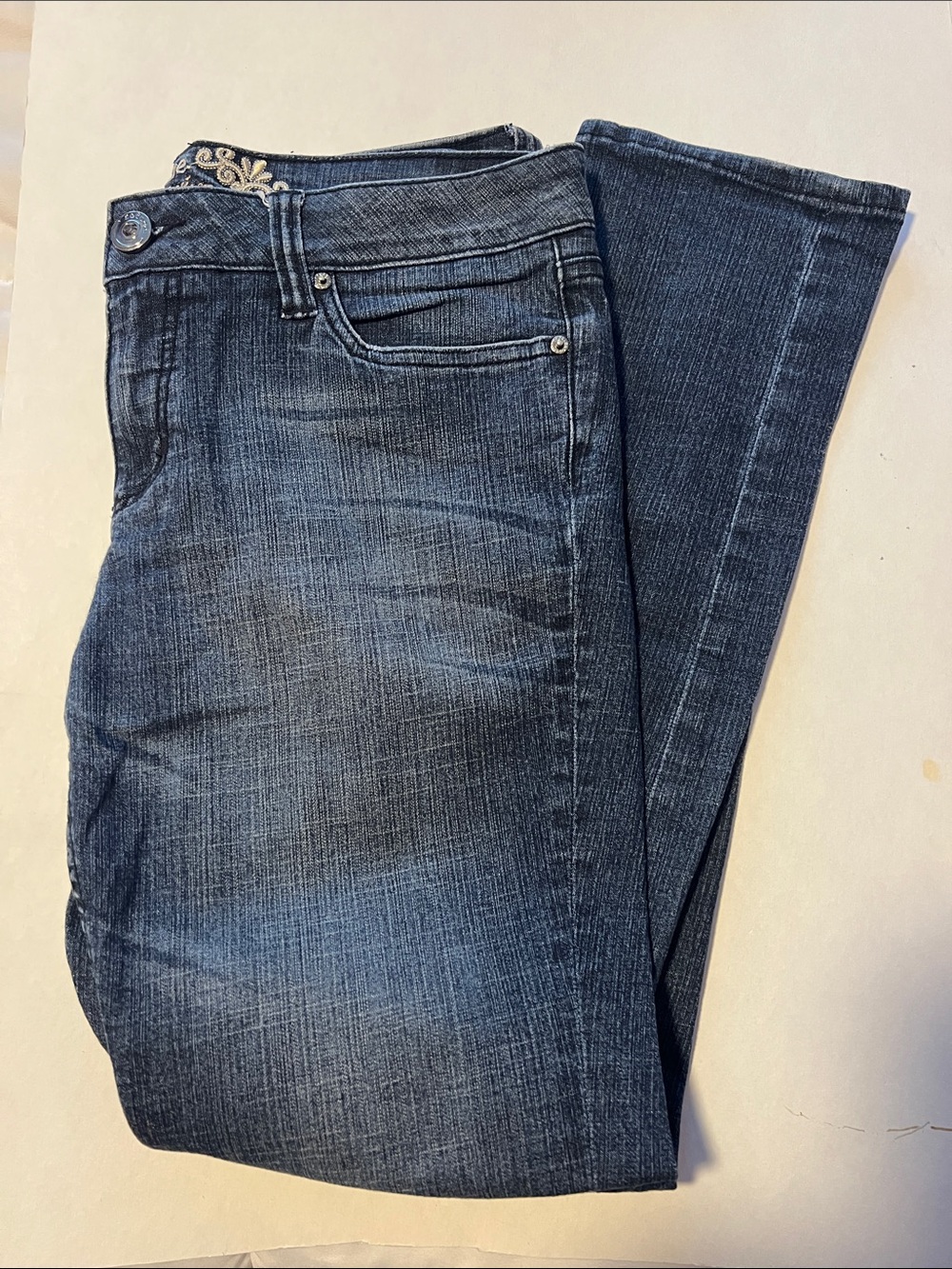 Refuge Premium Dark Wash Straight Leg Jeans